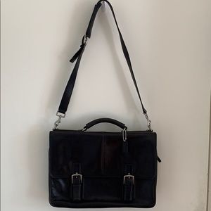 Coach leather briefcase